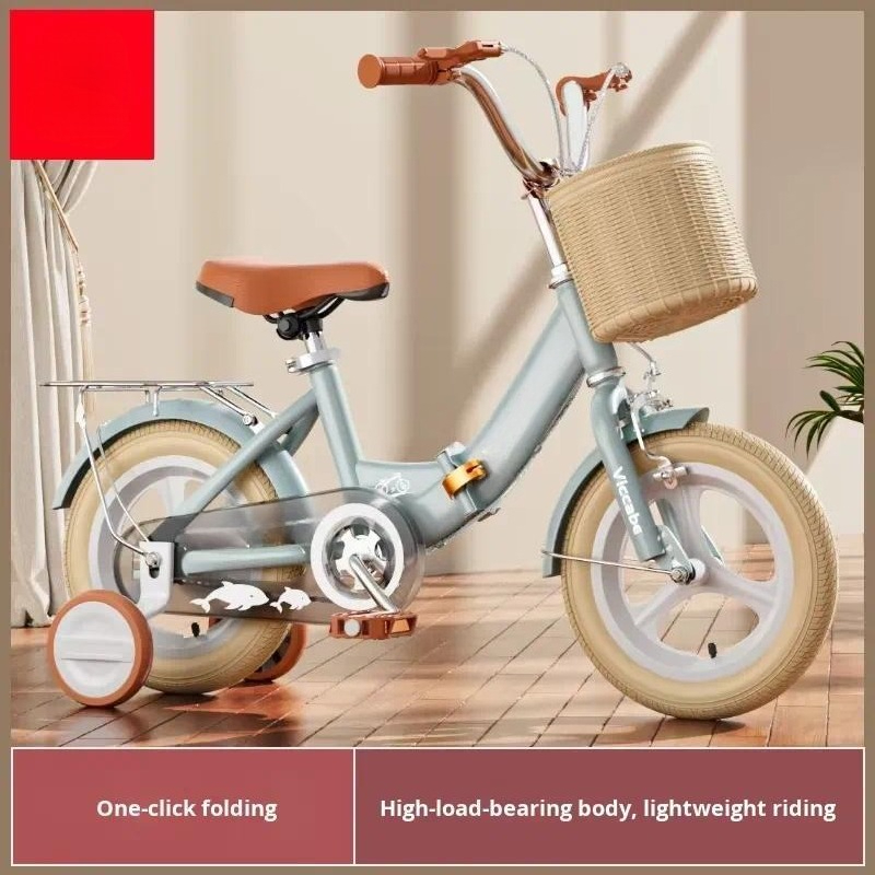 Carbon Bike Frame - Faltbares Kinderfahrrad für Mädchen und Jungen