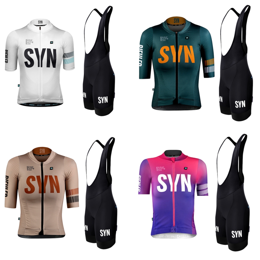 Cycling Bib Shorts - Sommer Syn Team Radsport Set Frauen