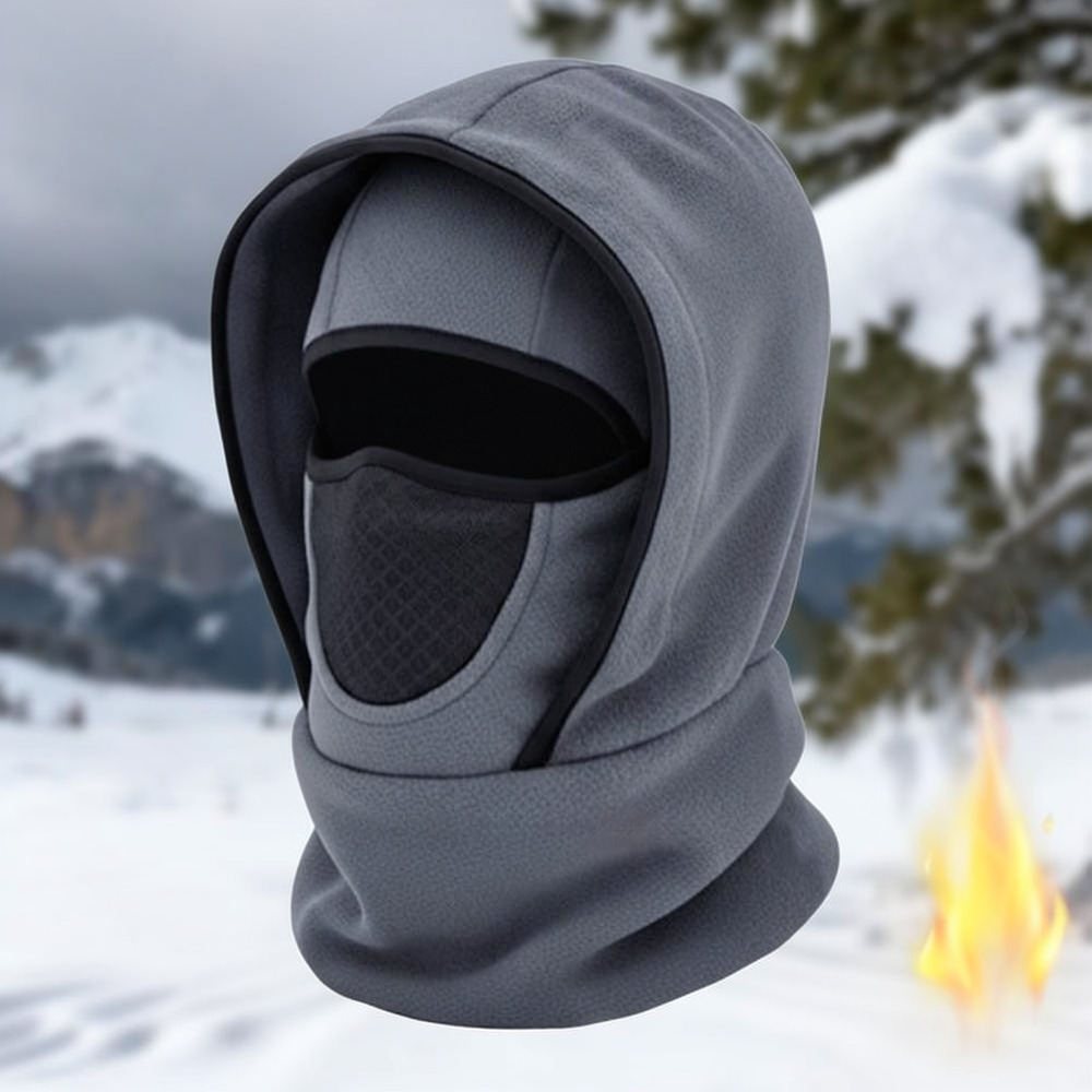 Cycling Gear And Equipment - Winter-Thermo-Sturmhaube, Fleece-Halswärmer, winddicht, für Radfahren, Outdoor-Sport,