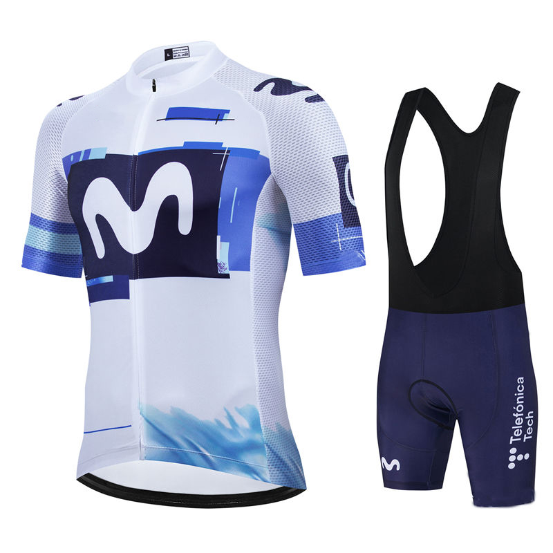 Cycling Gear Brands - Movistar Pro Team Sommer Radfahren Jersey