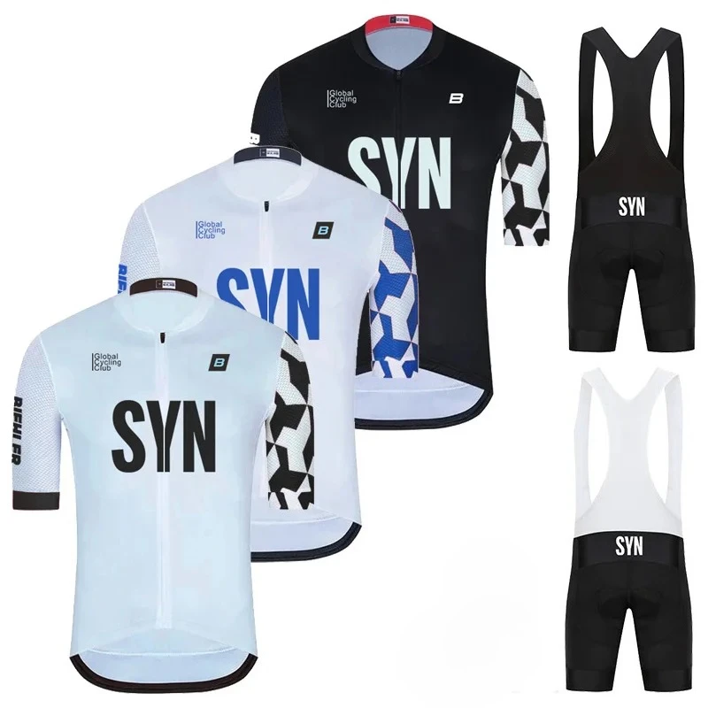 Cycling Gear Brands - 2025 SYN Sommer Kurzarm-Trikot Atmungsaktive Rennrad-Uniform